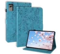 Funda para Lenovo Idea Tab 11 Pulgadas 2025 TB-336ZU TB-336FU Folio Flip Cover de Cuero PU Protectora Con Función Soporte Portaplumas Porta Tarjetas para Lenovo Idea Tab 11" Azul