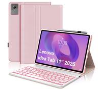 Funda para Lenovo Idea Tab de 11 pulgadas 2025 con teclado, teclado desmontable para tablet Idea de 11 pulgadas con retroiluminación de colores, teclado inteligente folio para Lenovo Tab 2025 versión