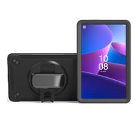 Funda para Lenovo M8 - CTA Funda Protectora con Soporte de Agarre Giratorio de 360° Integrado para Lenovo M8 Gen 4 - (PAD-PCGK4M8)