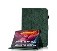 Funda para Lenovo Tab K11 Plus/Lenovo Tab M11 Plus 11.45 Pulgadas Flip Cover de PU Cuero Protección Múlti Ángulos Soporte Case, Verde