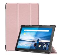 Lobwerk - Funda para Lenovo Tab M10 TB-X605F de 10,1 pulgadas (función atril, función de encendido y apagado automático) marrón marrón