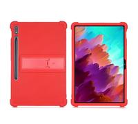Funda para Lenovo Tab M10 Plus 3rd Gen, Suave Silicona TPU Delgado Flexible Shell Cover Caso Bumper Anti-Golpes Carcasa Protectora Case para Lenovo Tab M10 Plus 3rd Gen (10,6") - Rojo