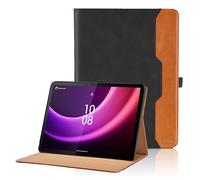 Funda para Lenovo Tab P11 2ª Gen 11.5" 2023 (TB350FU/TB350XU), Carcasa PU Leather Ángulos Ajustables Tablet Case con Supporto Funzione y Pocket, Auto Reposo/Activación, Negro
