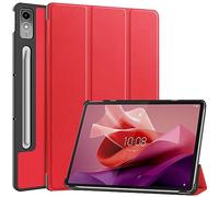 Funda para Lenovo Tab P12 12.7" 2023 TB-370FU TB-371FU, Funda con Bloqueo Magnético, Slim Tríptica, PU Cuero, Ultradelgada Carcasa, Función de Soporte