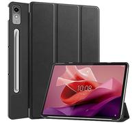 Funda para Lenovo Tab P12 12.7" 2023 TB-370FU TB-371FU, Funda con Bloqueo Magnético, Slim Tríptica, PU Cuero, Ultradelgada Carcasa, Función de Soporte
