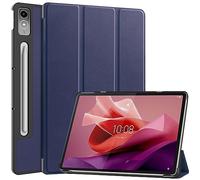 Funda para Lenovo Tab P12 12.7" 2023 TB-370FU TB-371FU, Funda con Bloqueo Magnético, Slim Tríptica, PU Cuero, Ultradelgada Carcasa, Función de Soporte