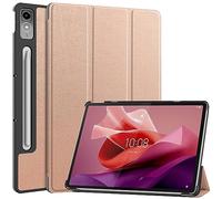 Funda para Lenovo Tab P12 12.7" 2023 TB-370FU TB-371FU, Funda con Bloqueo Magnético, Slim Tríptica, PU Cuero, Ultradelgada Carcasa, Función de Soporte