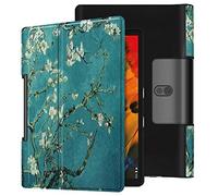 Funda para Lenovo Yoga Smart Tab 10.1 / Yoga Tab 5 10.1 Funda SATURCASE de piel sintética con función atril, ultra delgada y ligera, para Lenovo Yoga Smart Tab 10.1 / Yoga Tab 5 10.1 (KN-3)