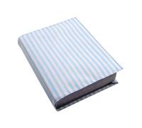 Funda para libro, Ajustable - Protección para libros, Impermeable, Adaptable a cualquier grosor, Tapa de libro estampada - 3 tamaños diferentes - Funda libro papel - tela (LINEAS, XL)