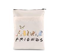 Funda para libro de regalo de amistad con cremallera (amigos animales Reino Unido)