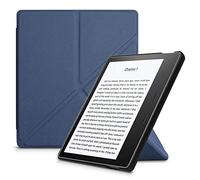 Funda para Libro electrónico, Caso de Origami de Cuero PU para 7 Pulgadas Kindle Oasis (9th-10th Generation, 2017-2019 versión) Slim Flip Cover Case Ebook Reader (Color : Dark Blue)
