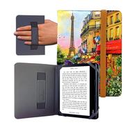 Funda para Libro electrónico eReader eBook de 6 Pulgadas - Kobo, Woxter, Tagus, BQ, Energy, SPC, Inves, Papyre, Wolder, Nolim - 6" Universal - elástico (París)