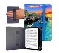 Funda para Libro electrónico eReader eBook de 6 Pulgadas - Kobo, Woxter, Tagus, BQ, Energy, SPC, Sony, Inves, Papyre, Wolder, Nolim - 6" Universal - elástico (medit2)