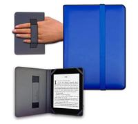 Funda para Libro electrónico eReader eBook de 6 Pulgadas - Woxter, Tagus, BQ, Energy, SPC, Inves, Papyre, Wolder, Nolim - 6" Universal - elástico (Azul)