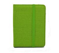 Funda para Libro electrónico eReader eBook de 6 Pulgadas - Woxter, Tagus, BQ, Energy, SPC, Inves, Papyre, Wolder, Nolim - 6" Universal - Lino Natural (6", Verde Pistacho)