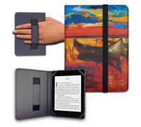 Funda para Libro electrónico eReader eBook de 6 Pulgadas - Woxter, Tagus, BQ, Energy, SPC, Inves, Papyre, Wolder, Nolim - 6" Universal - elástico (122)