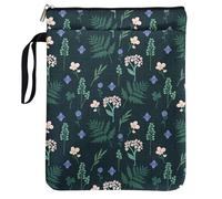 Funda para libros con patrón de hortensias para mujeres, hermanas, abuela, mamá, esposa, lectores, bibliotecaria con cremallera y asa de bolsillo frontal, impermeable, funda para libros, club, regalos