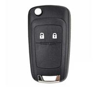 Funda para Llave Botón para Vauxhall para Viva 2015 2016 2017 2018 Carcasa De Mando A Distancia De Coche Kit De Reemplazo De Llave Accesorios Cáscara La Llave Coche(2 Buttons)