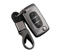 Funda para Llave De Coche con Llavero para Citroën C2 C3 C4 C5 C6 para Xsara para Berlingo(C Style,Set D)