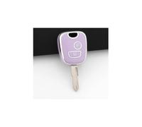 Funda para Llave De Coche De TPU De 2 Botones Llavero para Citroen C1 C2 C3 C4(Purple Only Case)