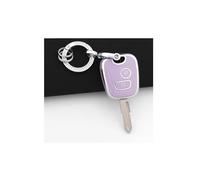 Funda para Llave De Coche De TPU De 2 Botones Llavero para Citroen C1 C2 C3 C4(Purple Set 1)