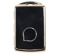 Funda para llave de coche de TPU para S60 S90 V90 XC40 XC60 XC90 diseñada para un rendimiento fiable en varios climas (negro)