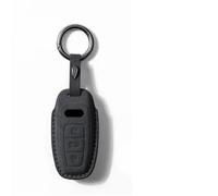 Funda para Llave de Coche Funda de Cuero de Gamuza A+ para Llave de Coche para Audi para A3, para A4, para A6, para A4L, para A6L, para A7, para A8, para Q3 para Quattro(Black)
