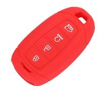 Funda para Llave De Coche para Hyundai I30 I35 I40 para Kona para Azera para Elantra para Solaris para Grandeur para Ig para Accent 2018 2019 Cubierta Llaves(Red)
