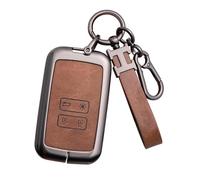 Funda para llave de coche para Renault Clio Megane Koleos Kadjar Kangoo Twingo Talismán Captur Espace Dacia Duster 4 botones Funda protectora de aleación de zinc para llave de coche