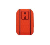 Funda para Llave De Coche para Suzuki para Ertiga para Swift 2017 para Wagon R para Versión para Japonesa para Monopoly 3c con 2 Botones(Red with Black Line)