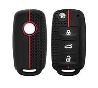 Funda para llave de coche para VW (Skoda, Seat Ibiza, Polo 9n y 6R, T5), funda decorativa para llave de vw