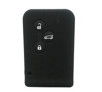 Funda para llave de coche R-enaut Scenic Clio Logan Megane 2 3 Koleos de 3 botones, color negro