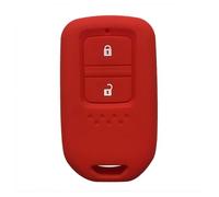 Funda para Llave de Coche Silicona TPU para Honda Fit GP5 Shuttle GP8 Jade VEZEL City Civic Jazz BRV Porta llaveros-Red