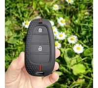 Funda para Llave de Coche Silicona TPU para Hyundai Santa Fe Tucson Nexo NX4 Atos Prime Solaris i30 2022-2021 Porta llaveros-2btns Black New