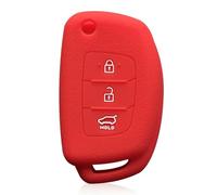 Funda para Llave de Coche Silicona TPU para Hyundai Solaris 2022 Tucson para Accent Ix25 Creta Elantra Ix35 Grand I10 Verna 2021 I20 I40 Porta llaveros-Red Type B