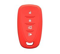 Funda para Llave de Coche Silicona TPU para Malibu-Equinox-Cruze-Spark-Sonic-Camaro-Volt-Bolt-Captiva Porta llaveros-A Model Red