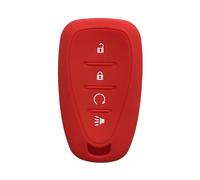 Funda para Llave de Coche Silicona TPU para Malibu-Equinox-Cruze-Spark-Sonic-Camaro-Volt-Bolt-Captiva Porta llaveros-B Model Red