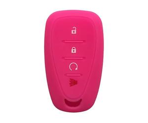 Funda para Llave de Coche Silicona TPU para Malibu-Equinox-Cruze-Spark-Sonic-Camaro-Volt-Bolt-Captiva Porta llaveros-B Model Rose