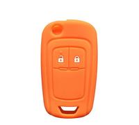 Funda para Llave de Coche Silicona TPU para Opel Astra J Corsa D E Zafira C Mokka Insignia Cascada Karl Adam Meriva B Porta llaveros-Orange