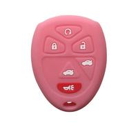 Funda para Llave de Coche Silicona TPU para Tahoe 2007 Suburban para GMC Yukon 2010 Traverse XL para Cadillac Escalade Porta llaveros-Pink