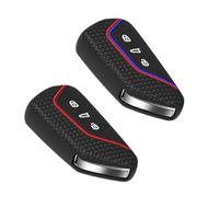 Funda para llave de VW Golf 8, 2 unidades, 3 botones, silicona, para VW Golf 8, Skoda, SEAT Leon MK4, Tarraco, Ateca, Cupra Octavia