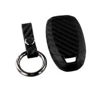 Funda para llave estilo fibra de carbono para Hyundai Santa Fe Palisade Accent Kona Elantra i30 2018-2020, protector remoto de carcasa dura ABS