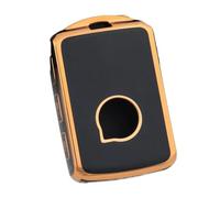 Funda para Llave para Volvo XC60 XC40 XC90 S90 V60 S60 V90 con Llavero Y Soporte para Llave Inteligente(Black Gold)
