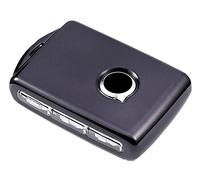 Funda para llave Volvo de protección completa suave TPU Smart Key Case Holder se adapta a 2017 2018 2019 2020 2021 Volvo XC40 XC60 XC90 S90 V90 sin llave control remoto (negro)