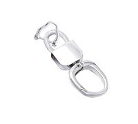 Funda para Llaves De Coche TPU con Llavero para Buick Autopartes(Silver A Keychain)