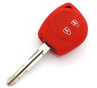 Funda para llaves Sua, para 2 llaves, funda de silicona para llave automática, de Finest-Folia rojo