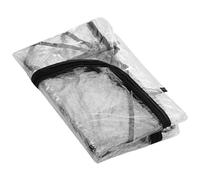Funda para lluvia para cochecito de mascotas, transparente, impermeable, PU, a prueba de polvo, accesorio para cochecito de perro y gato, ampliamente Compatible