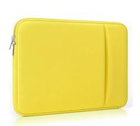 Funda para MacBook Neo de 13" A3404 2026 A18 Pro con 2 bolsillos, accesorios de bolsillo, amarillo cítrico