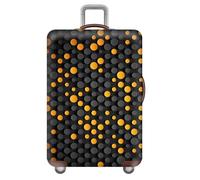 Funda para Maleta con DiseñO GeoméTrico De Llamas,EláStico,AntiarañAzos,ArtíCulos Esenciales De Viaje,Fundas para Equipaje De 18 A 32 Pulgadas, para NiñOs,Adolescentes,Adultos (Color 4,XL(29-32inch))