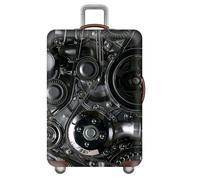 Funda para Maleta con DiseñO GeoméTrico De Llamas,EláStico,AntiarañAzos,ArtíCulos Esenciales De Viaje,Fundas para Equipaje De 18 A 32 Pulgadas, para NiñOs,Adolescentes,Adultos (Color 1,L(25-28inch))